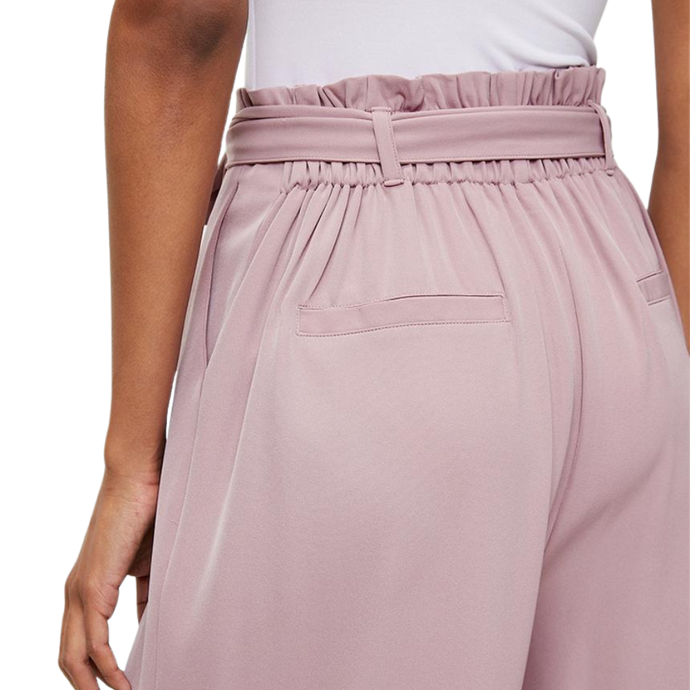 Dusty Pink High Wasted Paperbag Trouser - Image 4