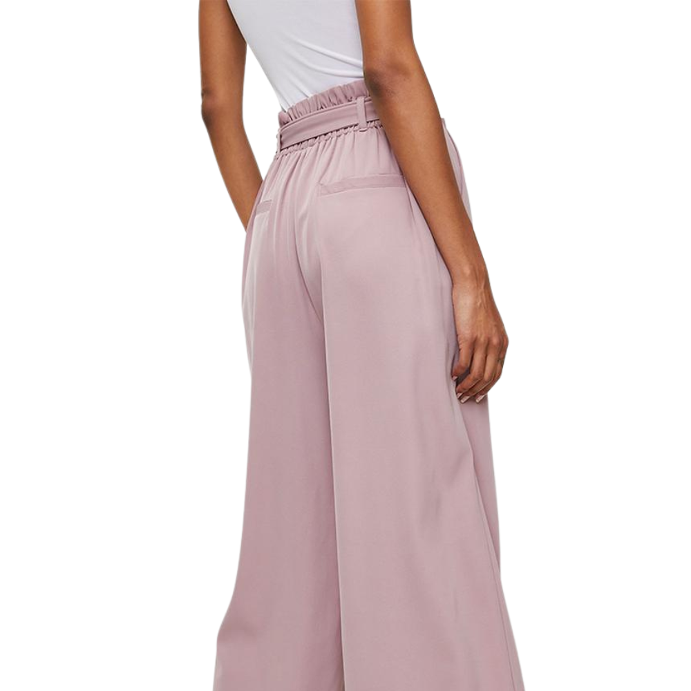 Dusty Pink High Wasted Paperbag Trouser - Image 3